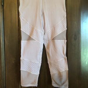 Never worn! Light purple crop legging.Compression